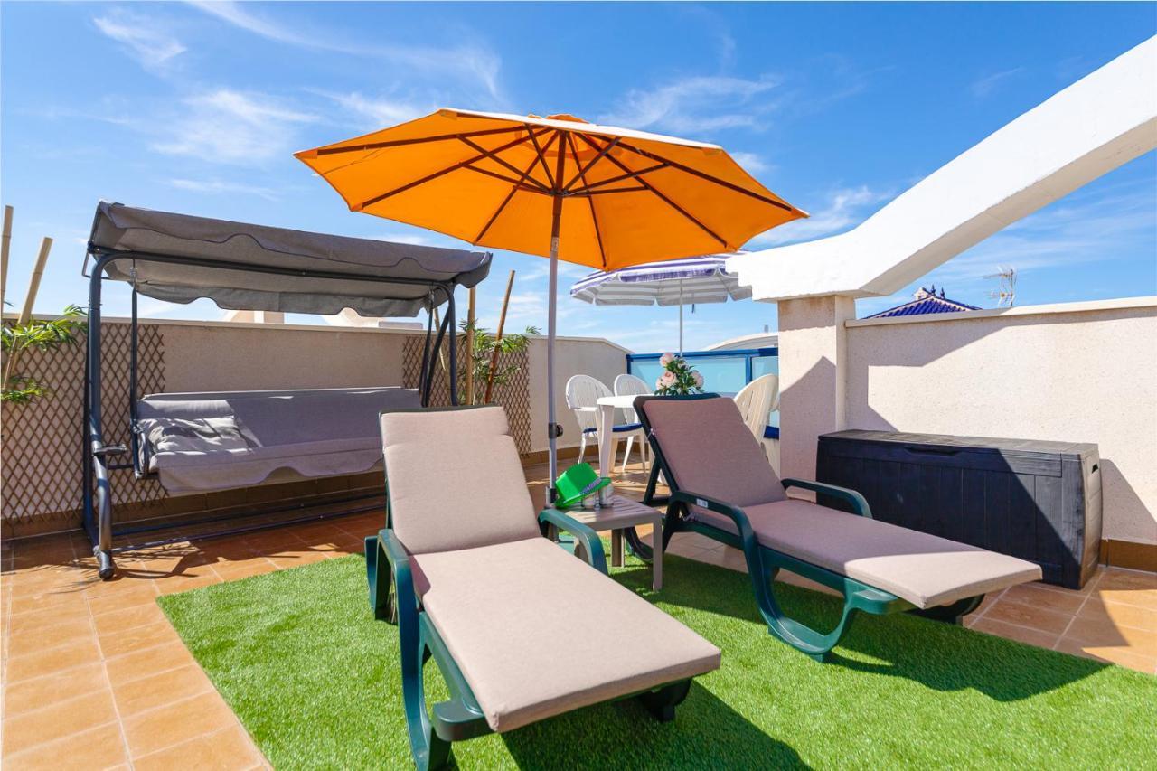 Penthouse Naomi With Two Terraces, Private Solarium, Sea View, Swimming Pool, With Underground Parking, Pets Allowed * Dehesa de Campoamor (Orihuela Costa)